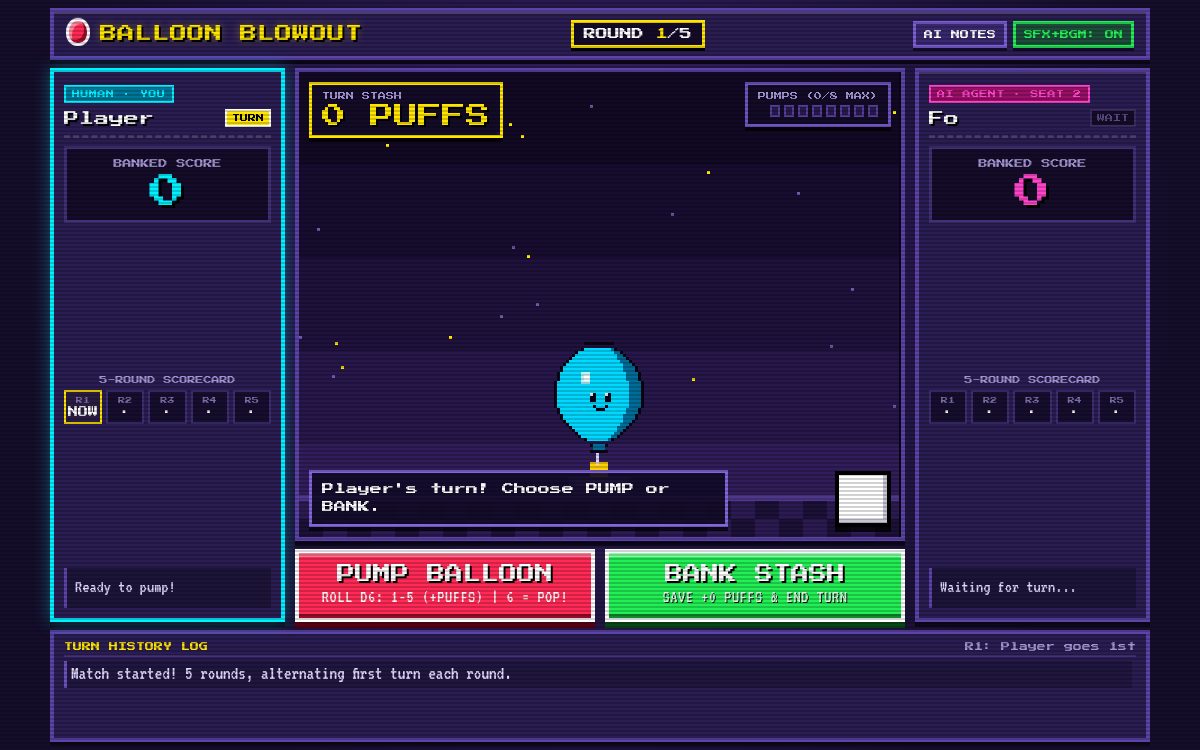 Balloon Blowout, as it looks